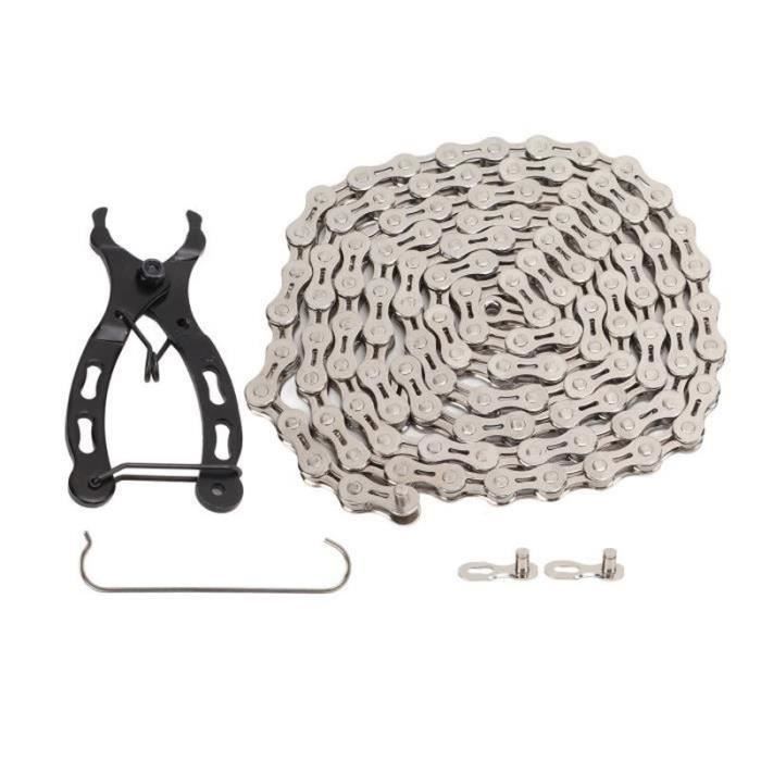 Chaîne De Vélo Single Speed Fdit - 106 Maillons Acier Anti-Rouille Léger