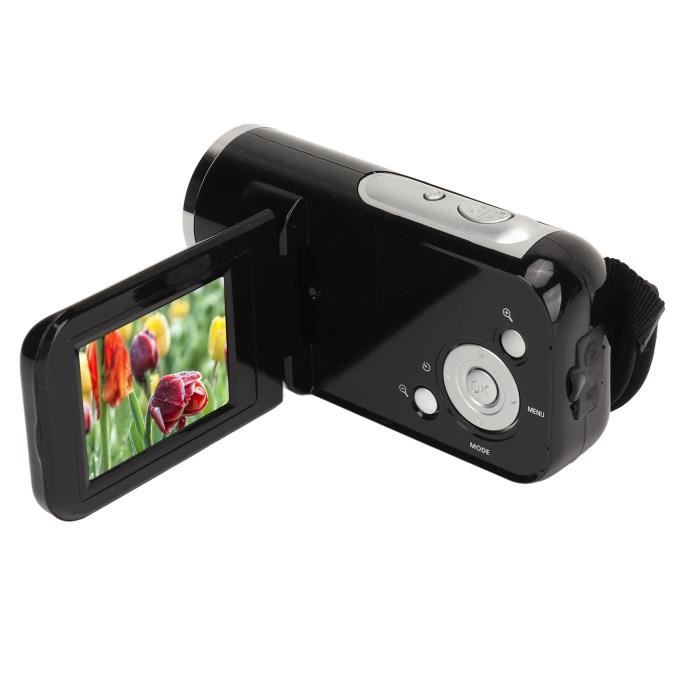 Caméscope numérique 16MP Full HD, caméra vidéo, rotation à 720 degrés, écran, tournage nocturne 16X, n'aime, salle de bain, 270 P  44