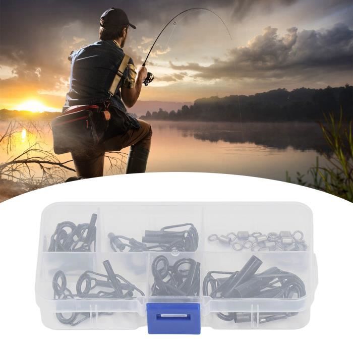 55 Anneaux De Guidage Céramique Pour Canne à Pêche - 11 Tailles De 3,8 à 29,8mm - Kit Réparation Avec Boîte