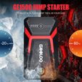 GOOLOO Booster Batterie Voiture 1500A GE1500 Jump Starter avec Pinces Sécurité Intelligentes Supersafe +Lampe LED-1