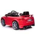 Voiture electrique Enfant Audi TT RS 12V - Prise UK - Rouge-1
