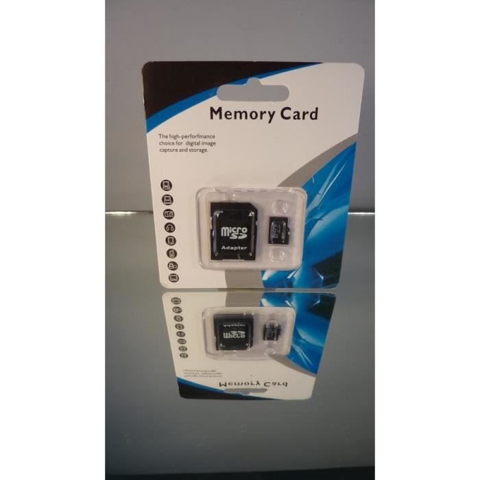 Carte TF carte Micro SD grande capacité 64 Go U1 classe 10 carte TF carte  mémoire haute vitesse - Cdiscount Appareil Photo