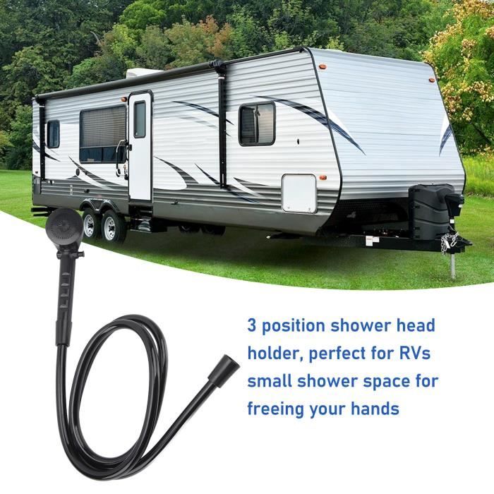 Flexible douchette Chrome 1,50M pour caravane et camping-car