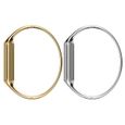 Tournevis,Bracelet en métal en acier inoxydable,accessoire de décoration de poignet pour Fitbit Flex 2- Golden[C409]-2