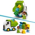 Jeu de construction éducatif LEGO® DUPLO® - Camion poubelle et tri sélectif - 10945-2