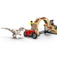 LEGO® 76945 Jurassic World La Poursuite en Moto de l’Atrociraptor, Dinosaures, 2 Bébés Dinos et Minifigurines-2