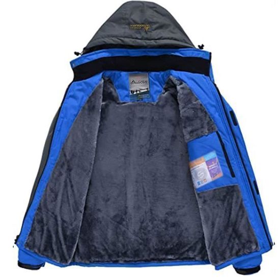 Veste Softshell Homme - Imperméable, Respirante, Légère, Avec Capuche