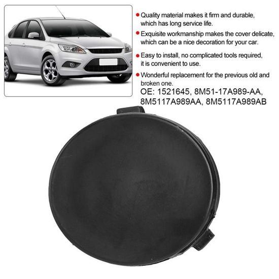 Capuchon Cache Crochet De Remorquage Avant Pour Ford Focus MK2 (2007-2011) - Réf. 8M5117A989AA - 7