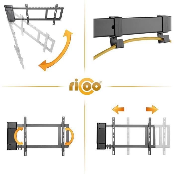 Support TV Mural orientable motorisé SE2544 Meuble de téléviseur — free download