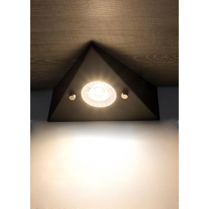 Applique LED Spot Triangle Eclairage Sous Element Meuble Cuisine