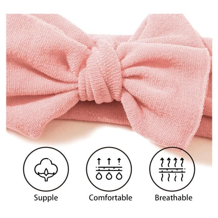 PD03896-BAVOIR.Bandeau élastique Pour Bébé. Accessoires Pour Cheveux