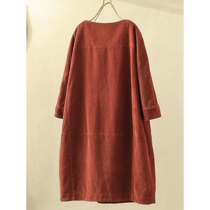Robe velours cotele deals