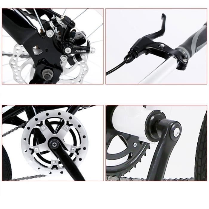 Vélo Pliant Adulte - Mini, Ultraléger, Portable, Petites Roues, Freins à Disque - Pour Ville & Balades