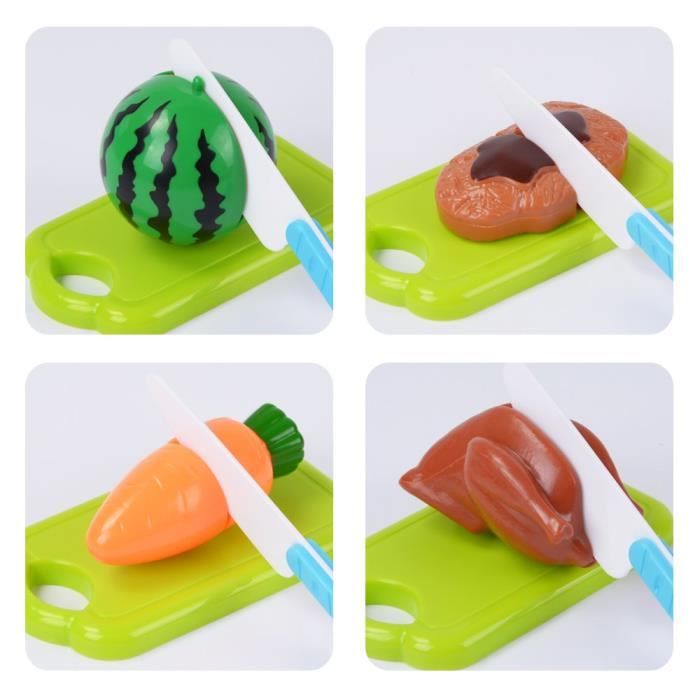 Generic - 38 pièces jouets de cuisine fruits légumes semblant de nourriture  pour enfants jouet éducatif - Jeux de récréation - Rue du Commerce
