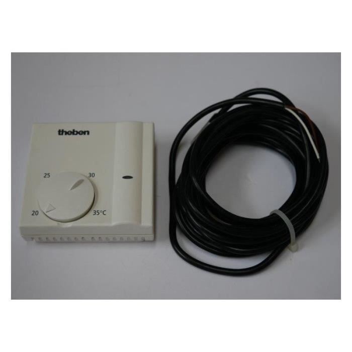 Thermostat d'ambiance fil pilote 6 ordres avec sonde déportée RAM 714 A