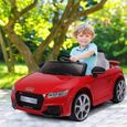Voiture electrique Enfant Audi TT RS 12V - Prise UK - Rouge-3
