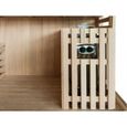 Sauna Traditionnel Finlandais d'angle 4/5 places vitré Gamme prestige IMATRA-3