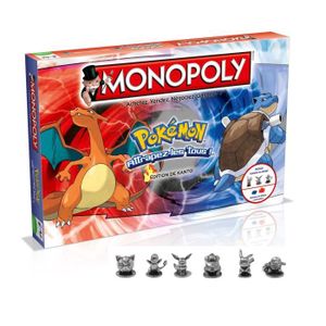 JEU SOCIÉTÉ - PLATEAU MONOPOLY Pokémon - Version Française JEU SOCIÉTÉ - PLATEAU MONOPOLY Pokémon - Version Française