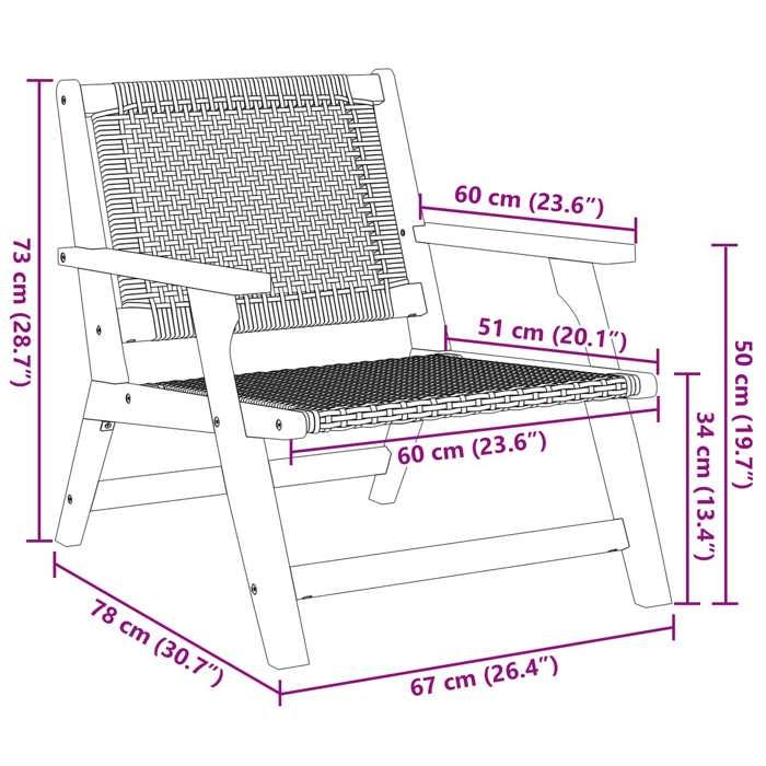 Chaise Adirondack VidaXL Sapin Avec Pouf Et Table - Meuble Jardin Gris