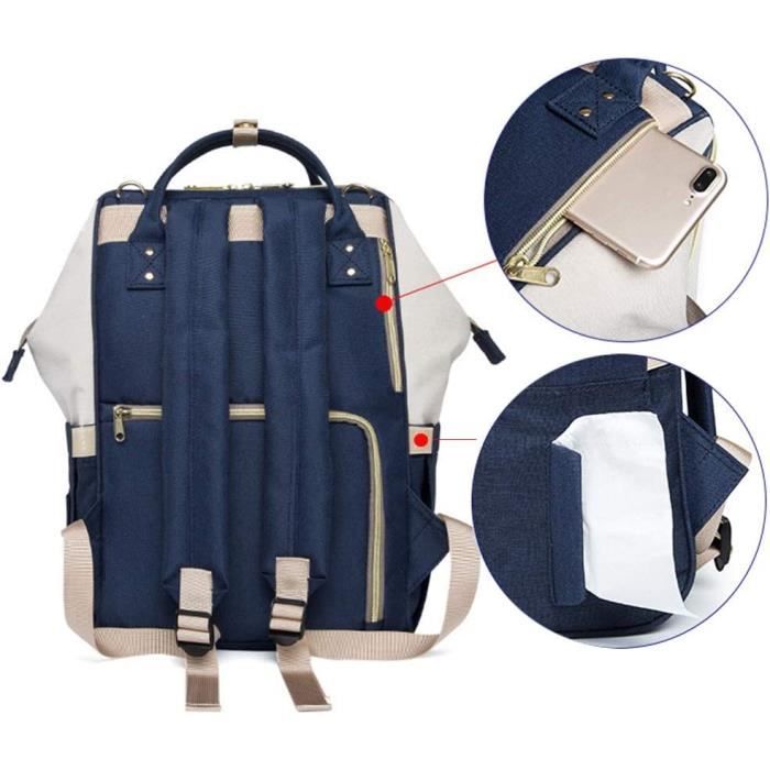 Sac À Dos De Couches Pour Bébé - Multifonctionnel - Grande Capacité