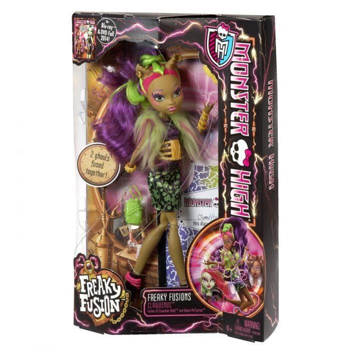 Poup e Monster High Clawvenus Fusion de Clawdeen et Venus