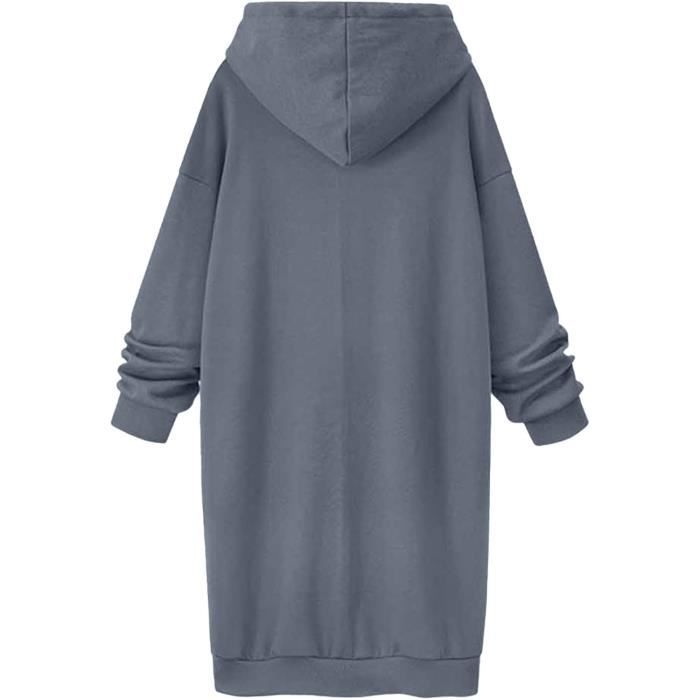 Robe Sweat Femme Sweat A Capuche Femme Pas Cher Automne Hiver