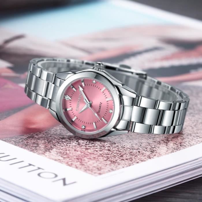 Montre Femme Rampage Cadran Argenté - élégante Et Minimaliste Pour Toutes Les Occasions