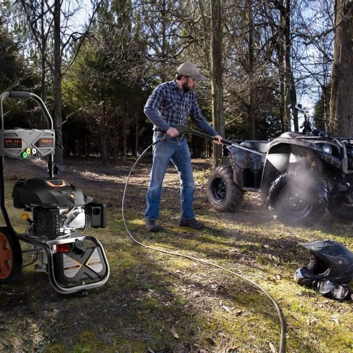 Tacklife 3200psi outlet gas pressure washer