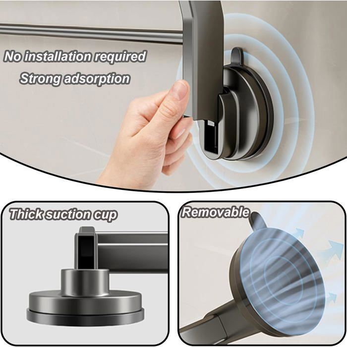 Porte Serviette Salle De Bain,8PCS Accessoires De Salle De Bain En Acier Inoxydable 304 épaissi