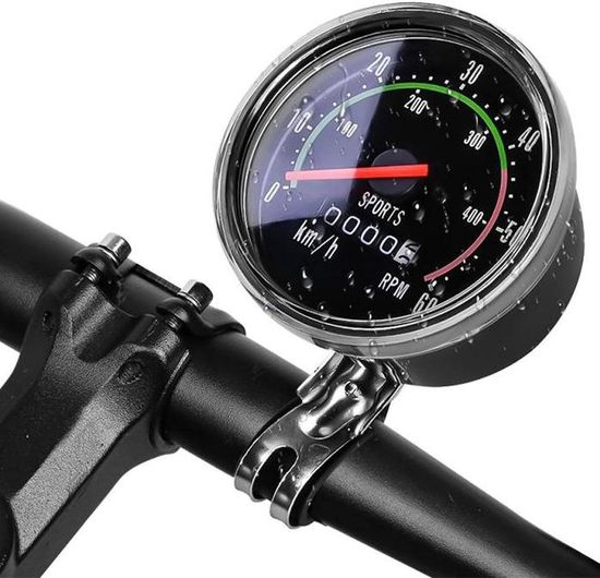 Compteur De Vitesse Ancien Pour Vélo – Entraînement Par Courroie – Neuf (détail)
