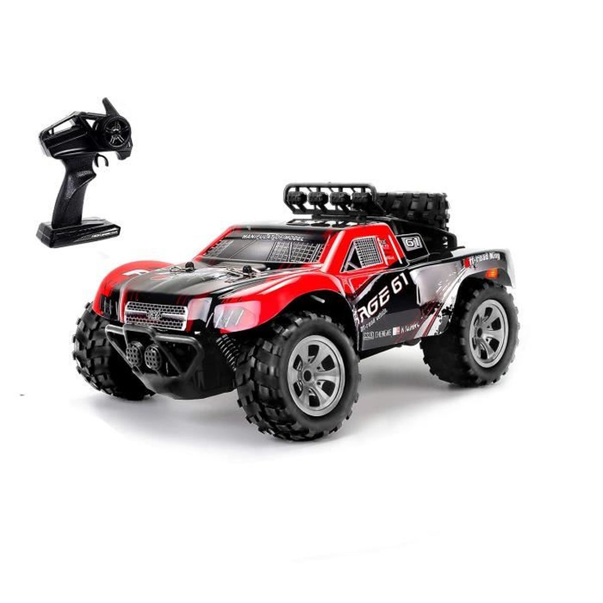 Voiture Télécommandée Tout-terrain 2,4 GHz - 4 Roues Motrices - Cadeau Pour Enfants Dès 5 Ans