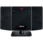 BOURJOIS Beatfoxx MCD-60 chaîne stéréo verticale avec lecteur CD/MP3, porte USB et Bluetooth