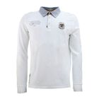 Polo manches longues homme - VENT DU CAP - CED - Col polo - Blanc