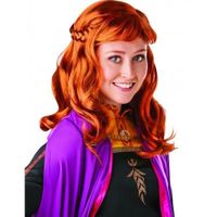 Perruque - Disney - Anna La Reine des neiges 2 femme - Rousse - Accessoire de déguisement