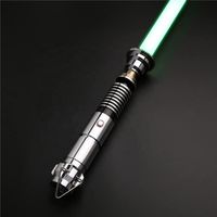Luke Skywalker Lightsaber Smooth Swing Heavy Dueling RGB 15 Colors 12sets Soundfonts Force FX FOC Blaster Toys Jedi Laser Sword