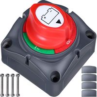 Switch batterie 12 V/24 V - batterie Cut Off - Master Isolateur de batterie Déconnecter commutateur batterie de voiture Kill Switch