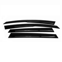 Déflecteurs De Vent Pluie D'air pour Peugeot 301 2012-2021 4 pcs en Acryl noir