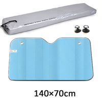 Pare-Soleil Pour Pare-Brise Voiture – 140 X 70 Cm – Épais, Anti-UV, Avec Ventouses – Isolant Pour Berline, Camion, Camping-Car