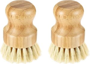 Lot De 4 Brosse à Vaisselle à Paume MR.SIGA Avec Distributeur De Savon - Poils Nylon Durables