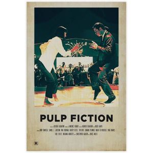AFFICHE - POSTER Poster De Film Pulp Fiction (2) Sur Toile Pour Déc