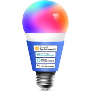 AMPOULE INTELLIGENTE Ampoules - Ampoule Connectée Intelligente Compatible Homekit Siri Alexa Smartthings E27 2700k-6500k