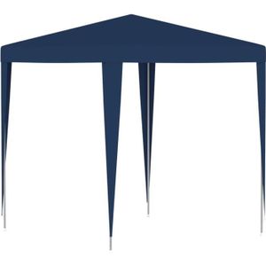 TONNELLE - BARNUM Tente de réception anti-UV 2x2 m Bleu - Tonnelle Pavillon Chapiteau de Jardin