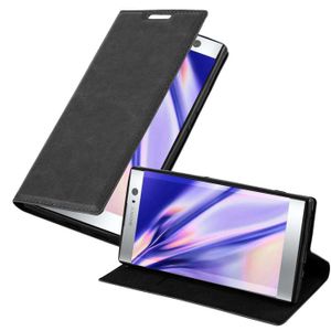 A5//Bleu 5.2 Janeqi Coque Sony Xperia XA2 - Étui en Cuir à Rabat de Couleur Unie Simple Housse Coque pour Sony Xperia XA2 5.2