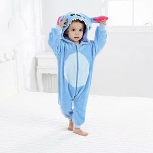Unisexe Bébé Nourisson Romper Ours Jumpsuit Combinaison Polaire Corail Capuche