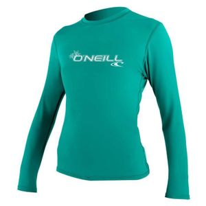 Femme t-shirt à manches longues UV Protection Solaire 50 Bambou Coton Premium Mélangé