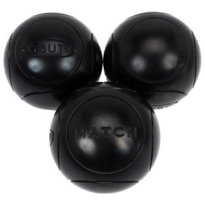 BOULE - COCHONNET Boules de pétanque Match noire (1) 74 mm - Obut