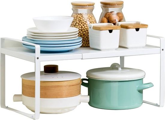 Cabilock Étagère De Rangement Pour Cuisine Support Pour Placard Ustensiles De Cuisine