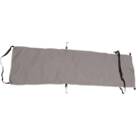 Hamac Repose-pieds Réglable Et Portable Noir Avec Sac De Transport