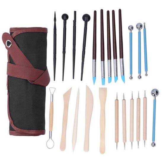 Kit D'outils De Glaçage Pour Poterie - 2 Bouteilles à Presse (3 Oz Et 1 Oz), 40 Aiguilles, Entonnoir, Pour Céramique - 7