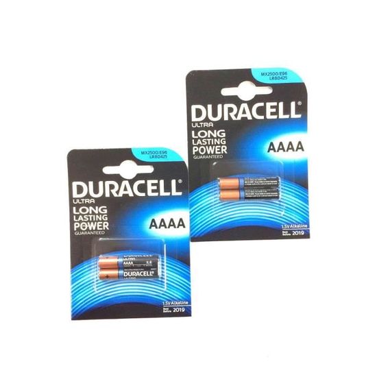 Duracell Pile Ultra AAAA - Pack de 2
